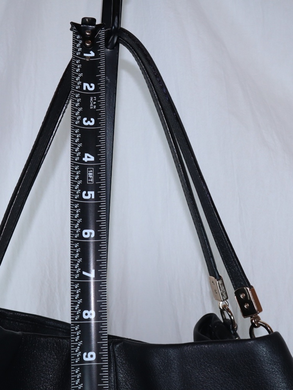 Coach Madison Phoebe Black Pebbled Leather 3 Compartment Should Bag - Picture 12 of 16